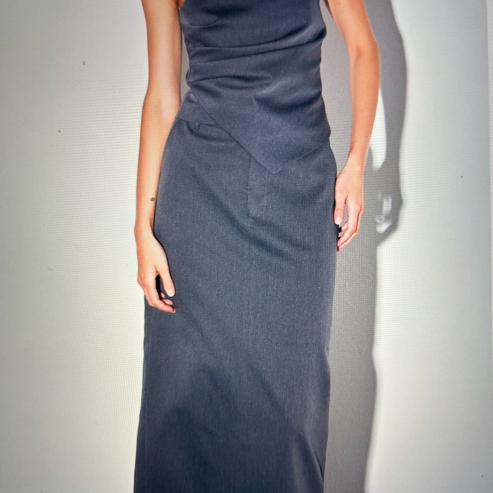 Endless Rose Gray Skirt Set